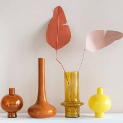 Vase En Verre Recycle Rond