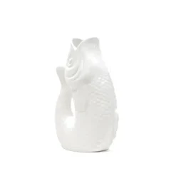 Vase Monsieur Carafon Fish Blanc