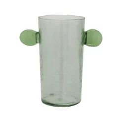 Vase Object Avec Oreilles En Verre Recycle