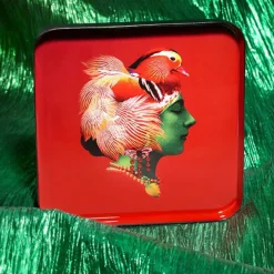 Vide-Poche Carre Canarbella En Fer - 15 X 15 Cm